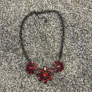 Red and dark gray necklace